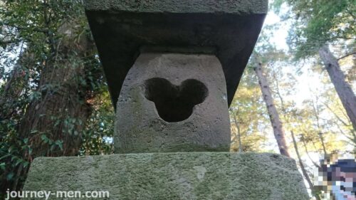 【鹿島神宮】ハートの石灯篭とミッキーの石灯篭の場所